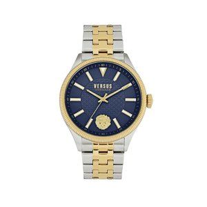 Versus Versace Colonne Collection Luxury Mens Watch Timepiece with a Two Tone Br